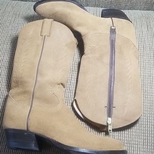 authentic Tony Lama suade boots s 11